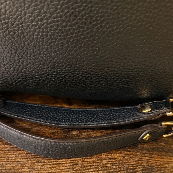 MCM Black Shoulder Bag with Gold Hardware MCM Handbag Authentic MCM - Picture 12 of 15